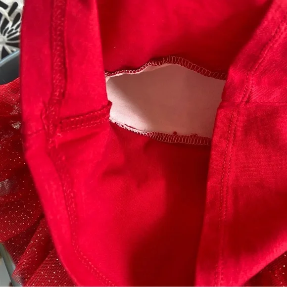 🪩Holiday Editions Red and White Infant Dress - Picture 7 of 9